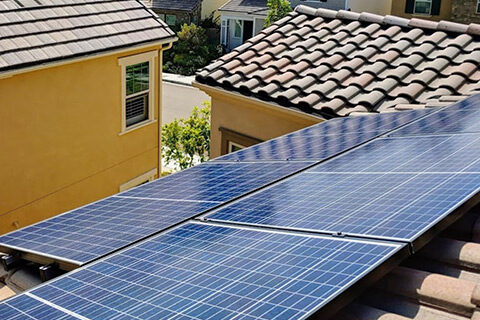 Residential Solar Panel Cleaning